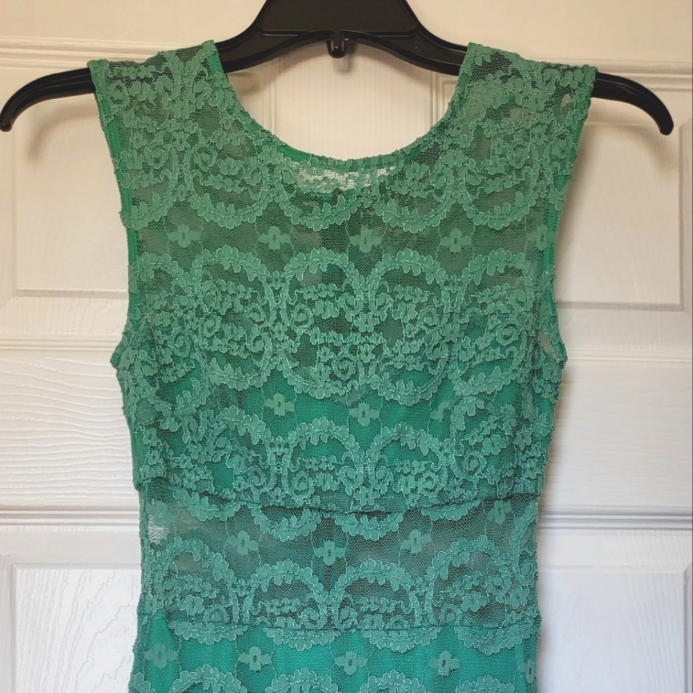 Bloom Sexy Lace Overlay Bodycon Dress